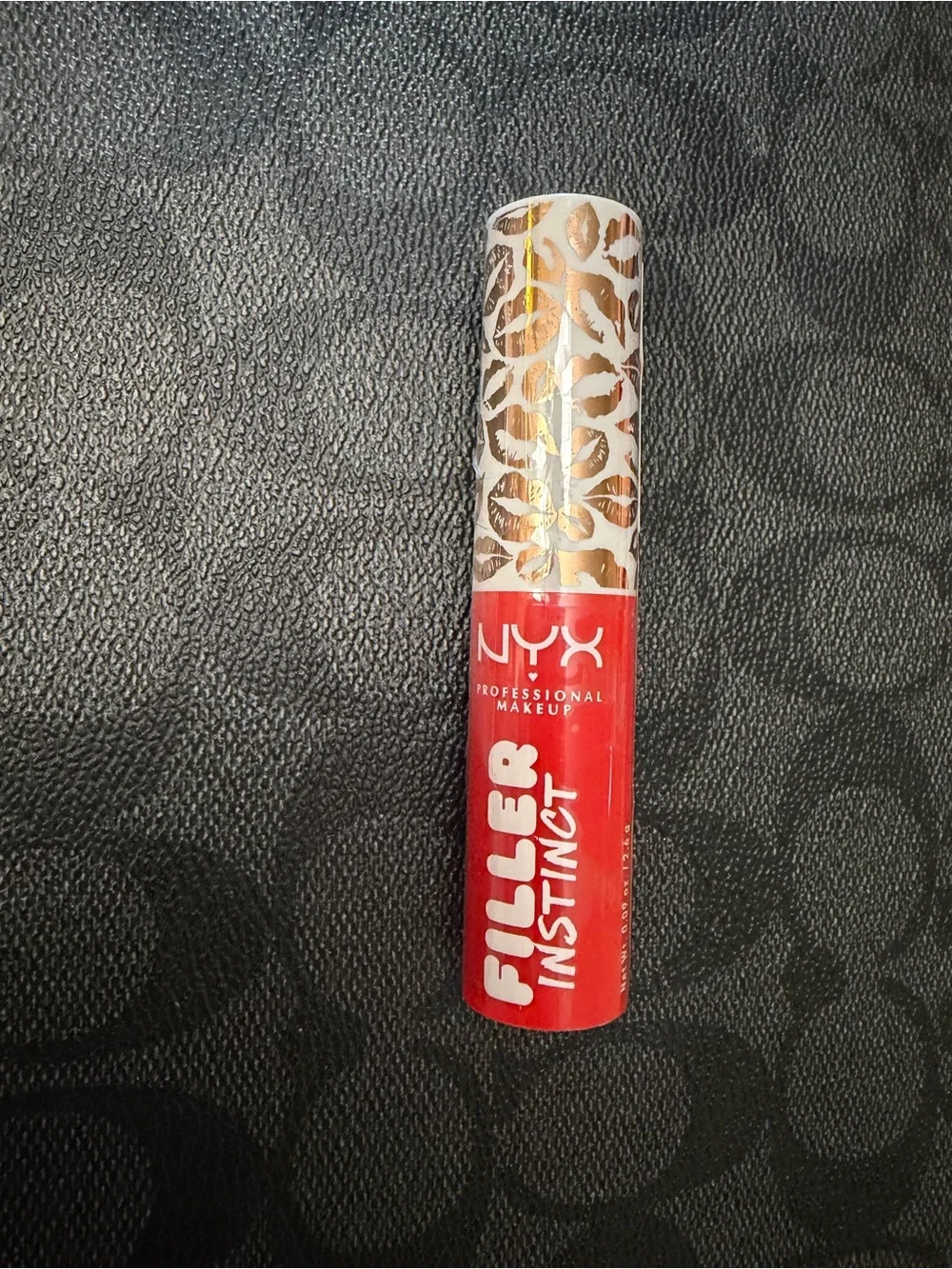 NYX Lip Plumper in Bright Red with special edition Gold Leopard Cap SEALED NEW